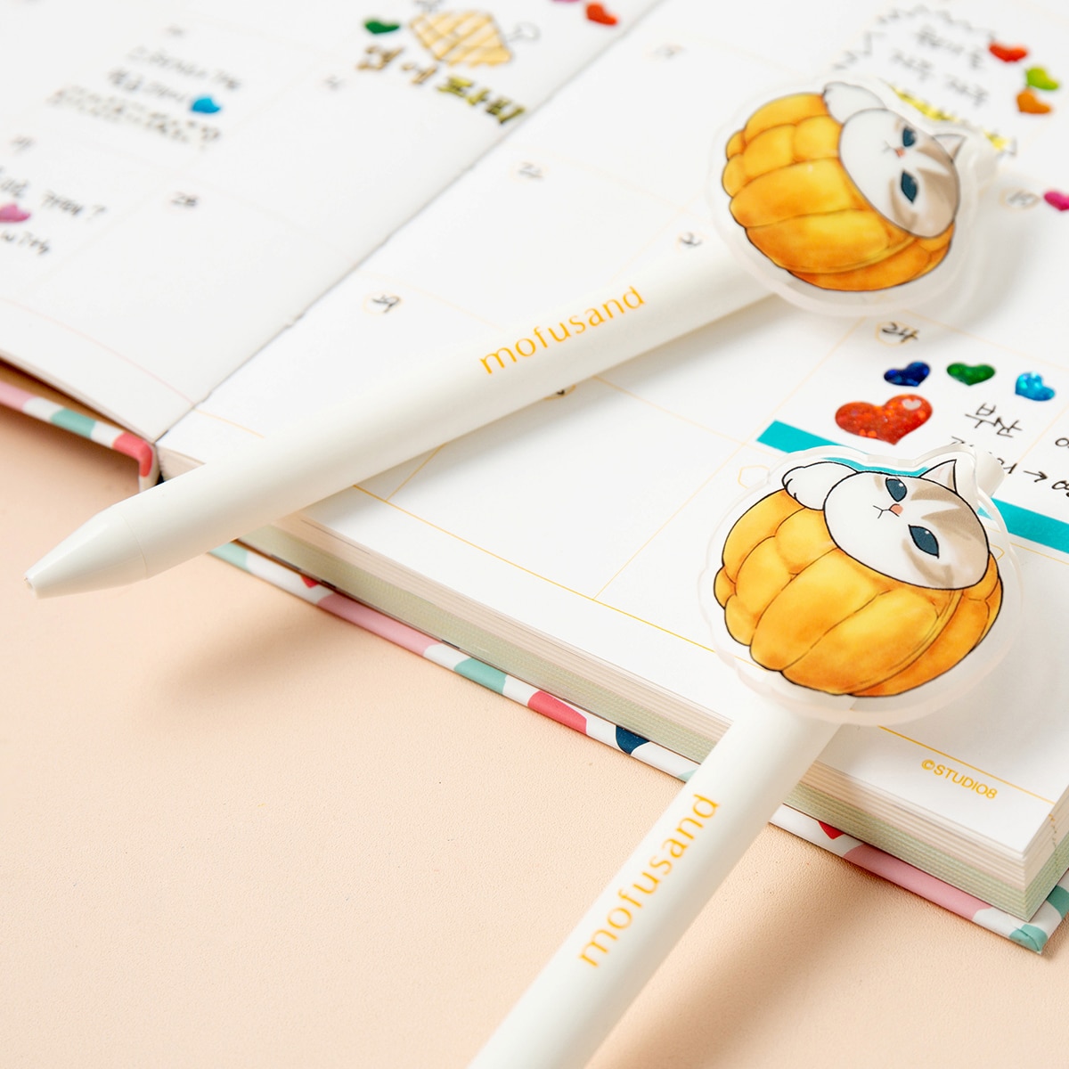 모프샌드 아크릴 젤펜 5개 - 호두과자