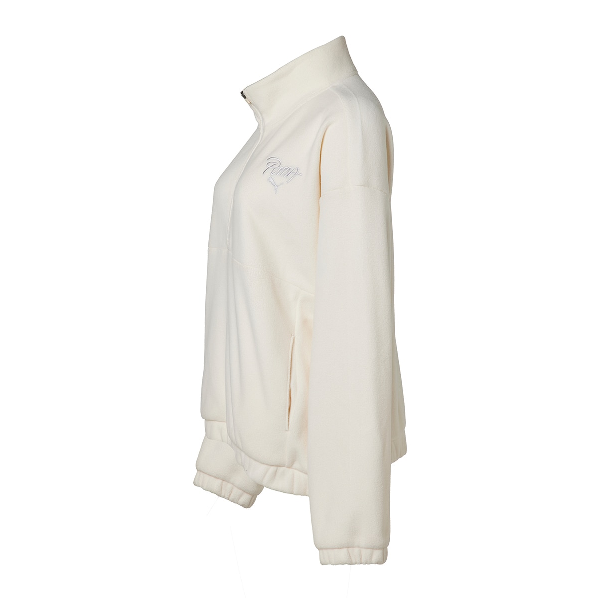 푸마 여성 마이크로 플리스 아노락 - 화이트