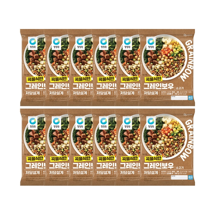 청정원 그레인보우 골라담기(200gx6) x 2