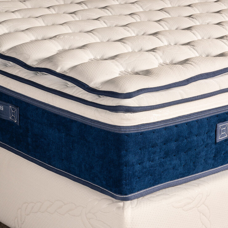 알뜨레노띠 바이문 매트리스 - 퀸, 블루