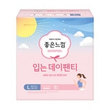 좋은느낌 입는데이팬티 중형 또는 대형 8개 x 4팩 - 대형