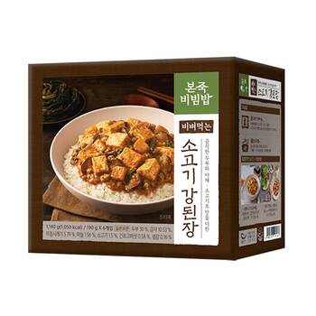 본죽 소고기 강된장 비빔 190g x 6