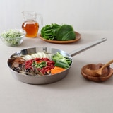 쿡에버 퓨어 통 5중 스테인리스 프라이팬 28cm