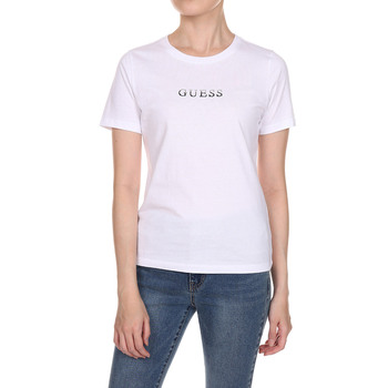 게스 여성 슬림핏 반소매 티셔츠
