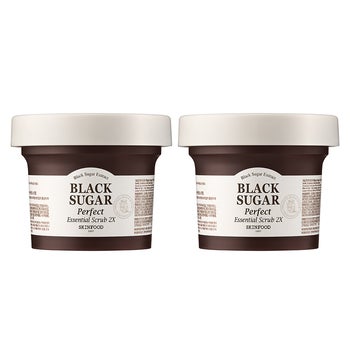 스킨푸드 블랙슈가 퍼펙트 에센셜 스크럽 2X 210g x 2