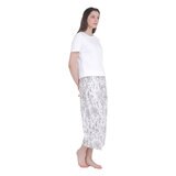 비비안 여성 레이온 라운지 바지 2pk - 블랙&아이보리