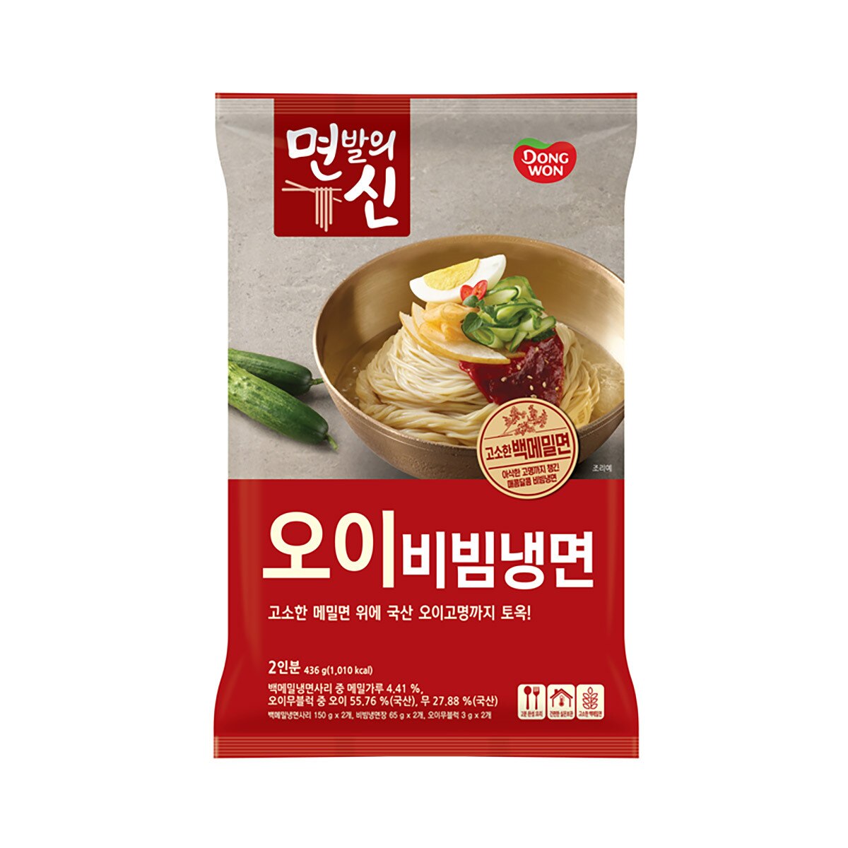 동원 면발의신 오이비빔냉면 436g x 3