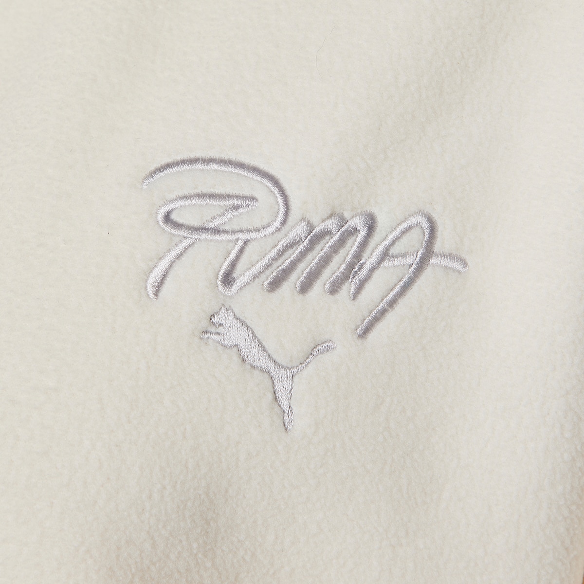 푸마 여성 마이크로 플리스 아노락 - 화이트