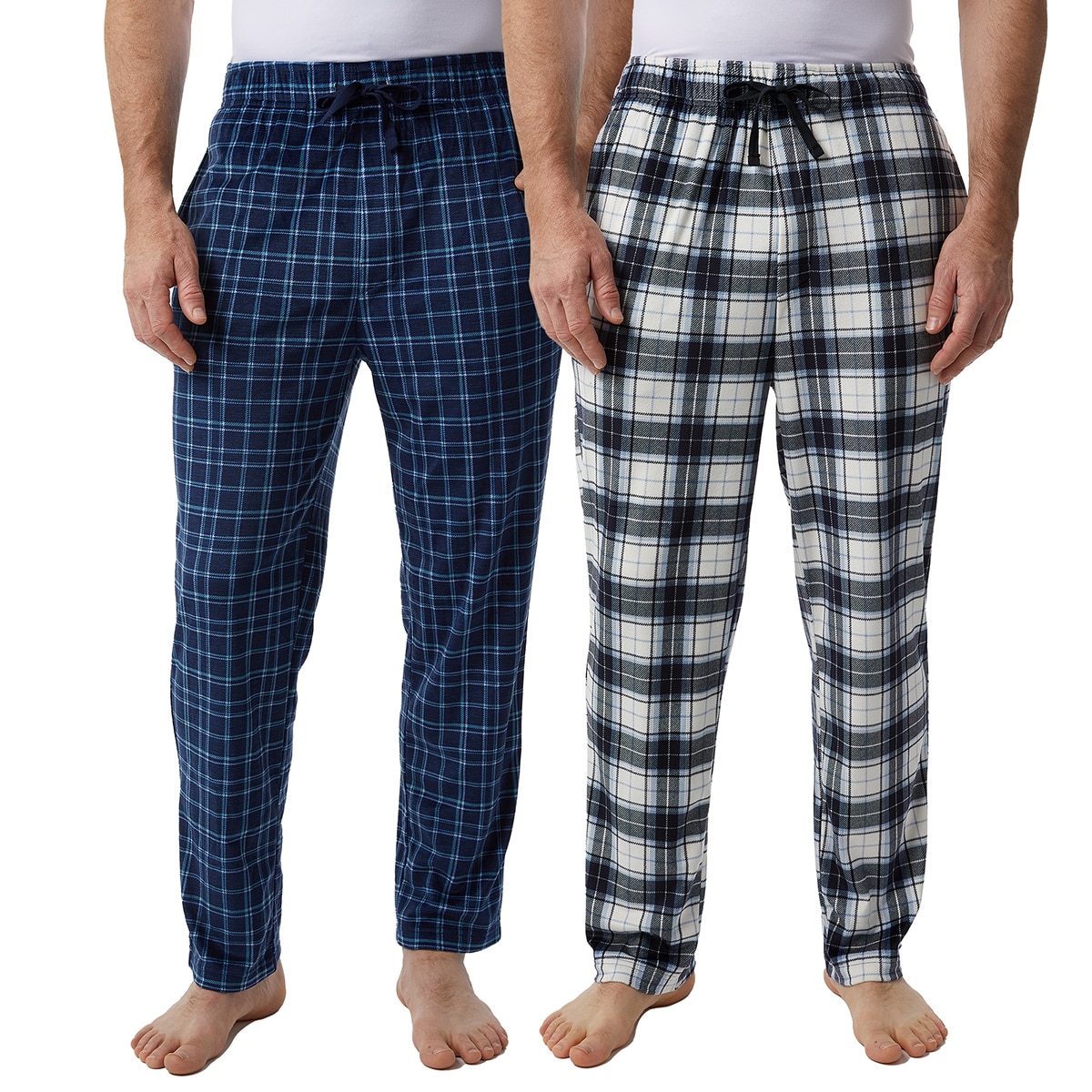 32 Degrees 성인 소프트 라운지 바지 2매 - 스토미나이트/네이비 32 Degrees 성인 소프트 라운지 바지 2매 - 스토미나이트/네이비