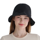 안드레아바나 여성 코튼 햇 - 블랙