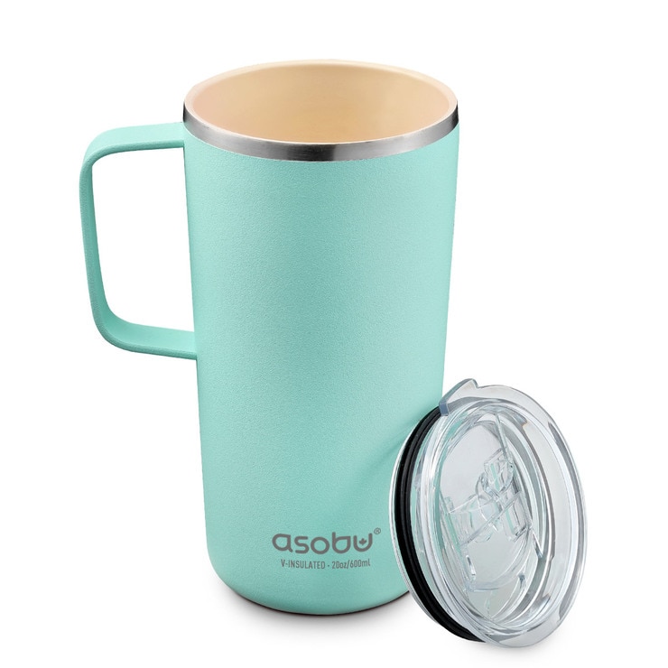아소부 보온보냉 머그 600ml - 민트