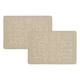 Riviera Home 링스펀 면 욕실 매트 2P - 뉴베이지