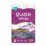 모나리자 자연이 좋은3겹 화장지 30m x 30롤 x 3