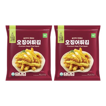 사옹원튀김공방 오징어 튀김 1kg x 2