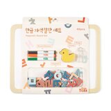 한글 자석 칠판 + 숫자 & 알파벳 자석 세트