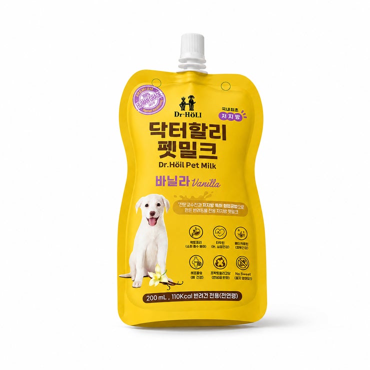 닥터할리 펫밀크 바닐라 200ml x 10 /최소 구매 2
