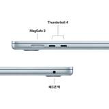 Apple 맥북 에어 15 M4 256GB 스카이 블루