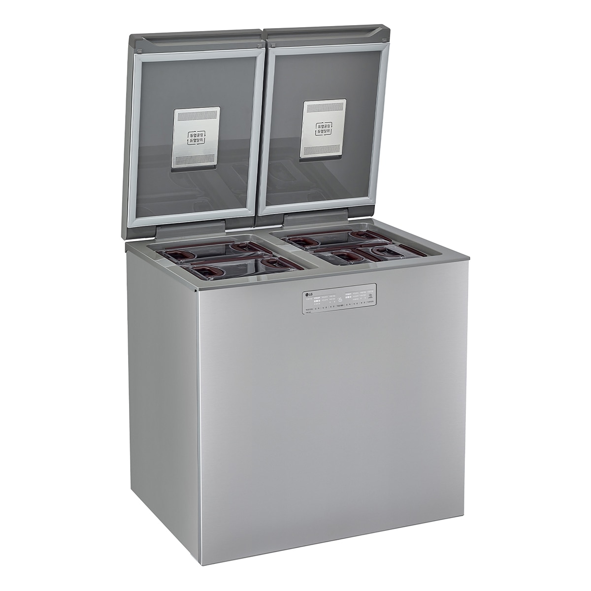 엘지 디오스 김치톡톡 217L- 메탈 샤이니퓨어