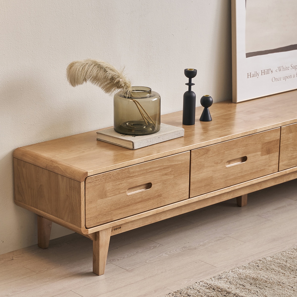 핀란디아 마로네 거실장 (2100)