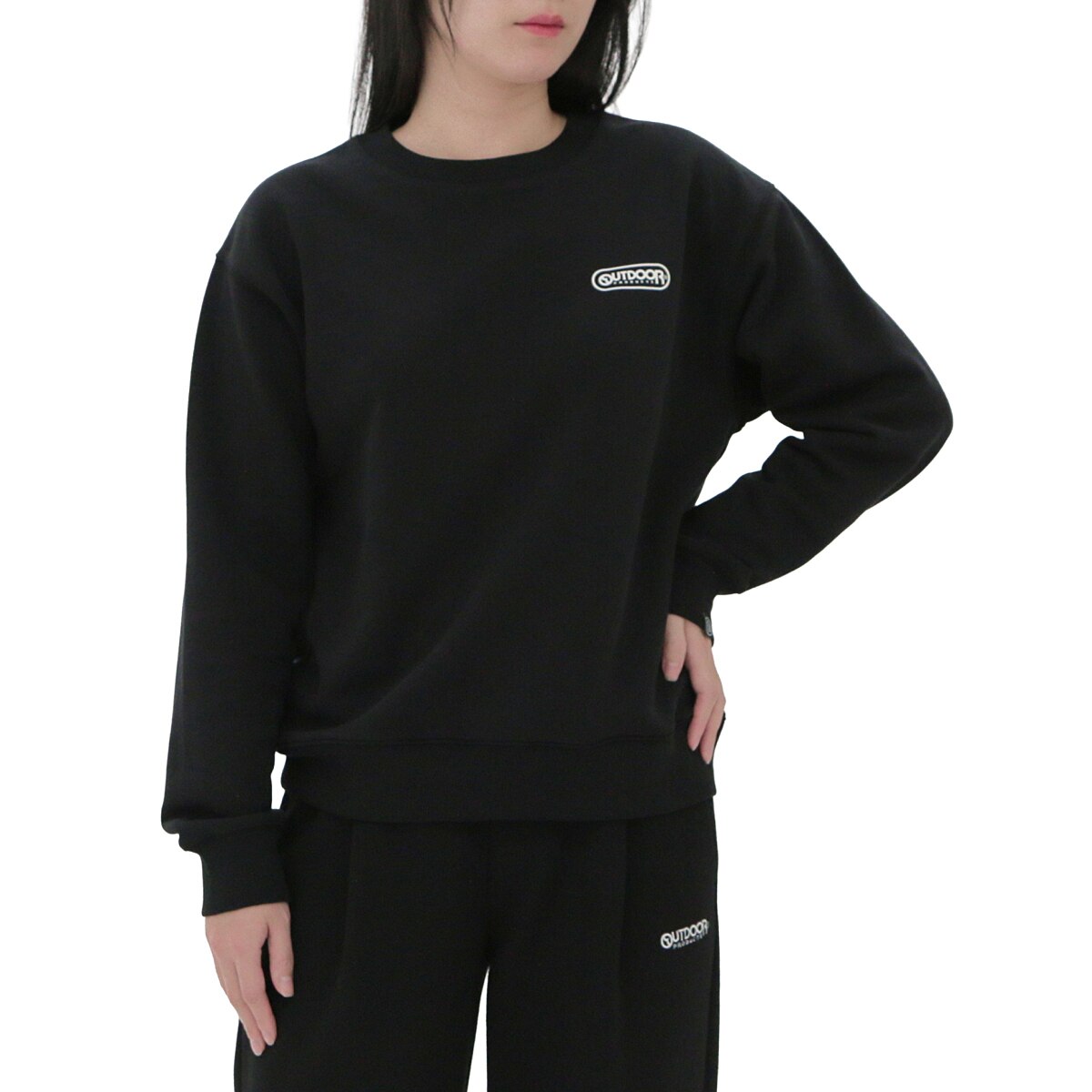 아웃도어 프로덕츠 여성 스웨트셔츠 - 블랙, L 아웃도어 프로덕츠 여성 스웨트셔츠 - 블랙, L