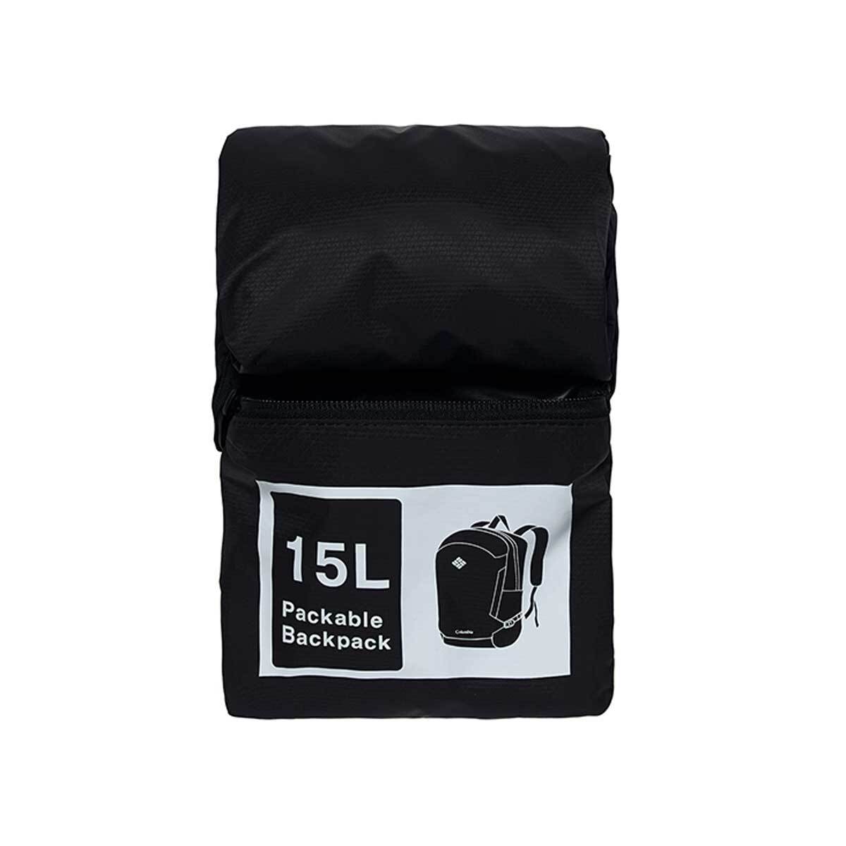 컬럼비아 패커블 백팩 15L - 블랙