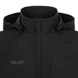 밀레 남성 2레이어 방풍 재킷 - 블랙