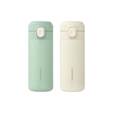 락앤락 포인트 원터치 텀블러 360ml 2PK - 그린아이보리