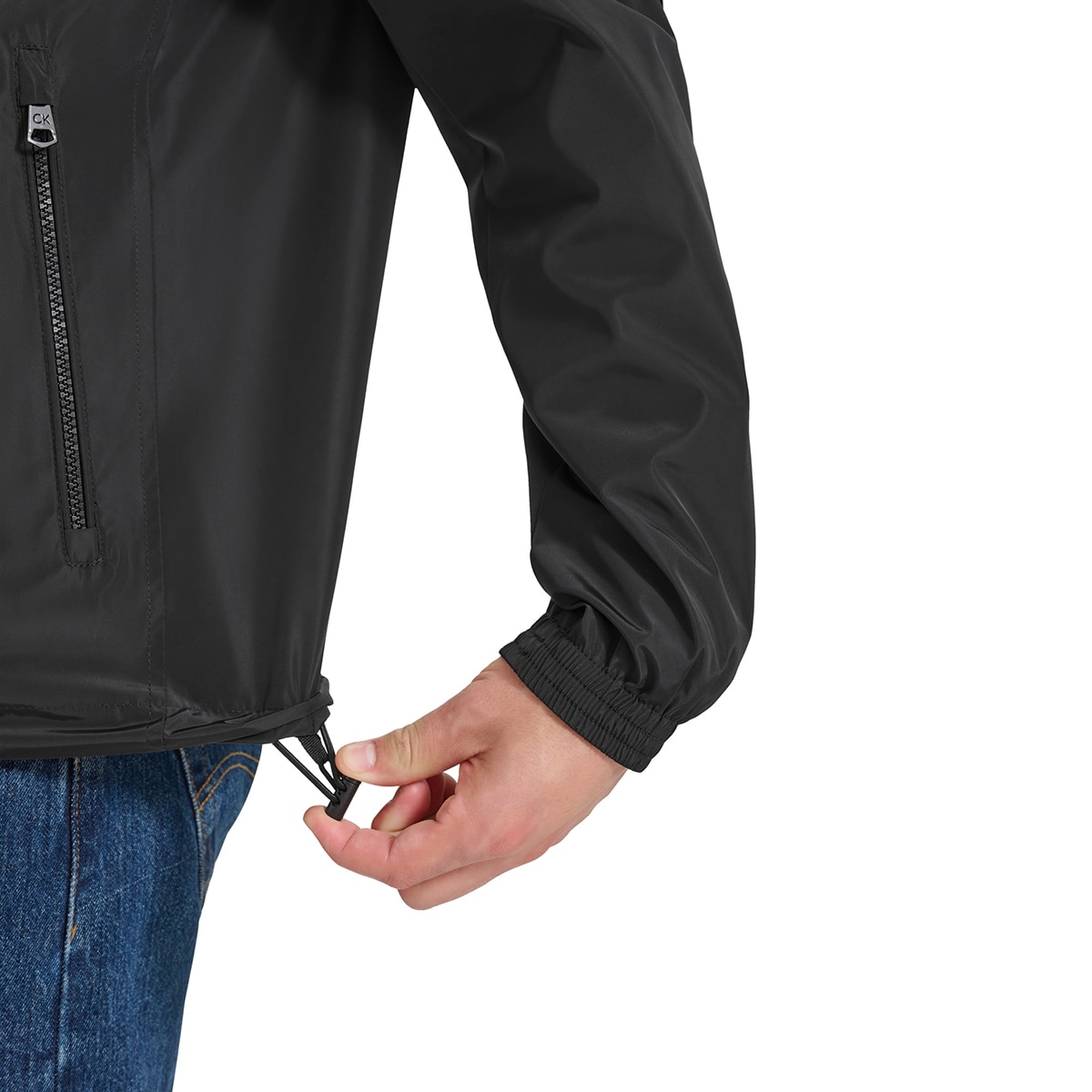 캘빈클라인 남성 바람막이 재킷 - 블랙, L