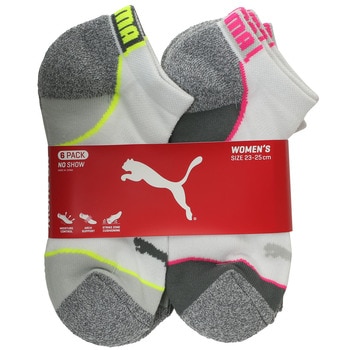 푸마 여성 단목 스포츠 양말 ６족