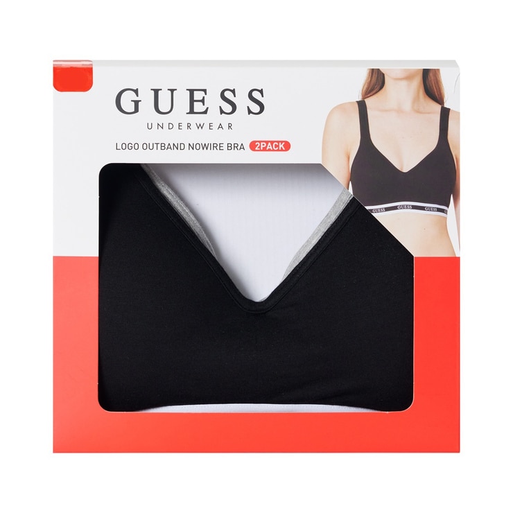 게스 노와이어 아웃 밴드 브라 2 매