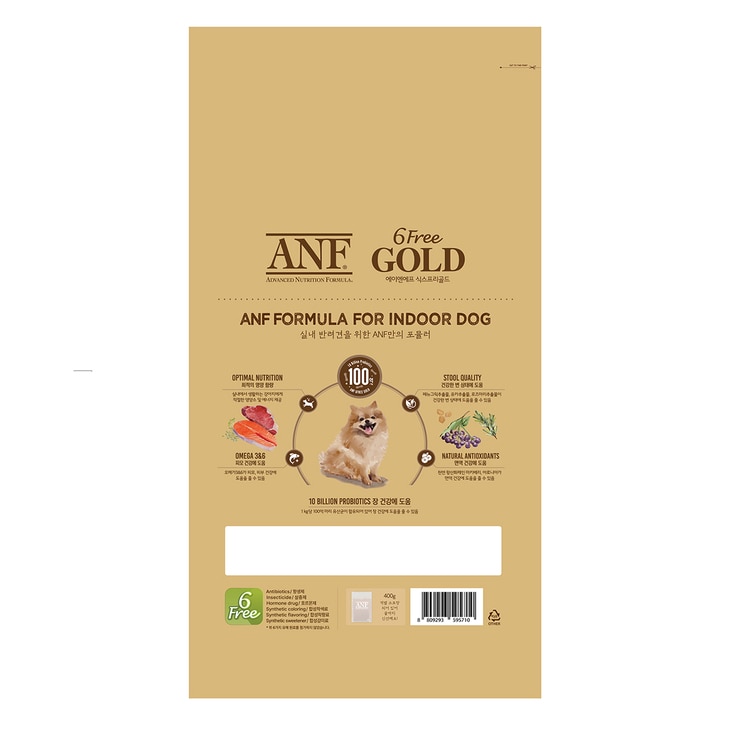 ANF 식스프리골드 인도어 독 소고기&연어 10kg