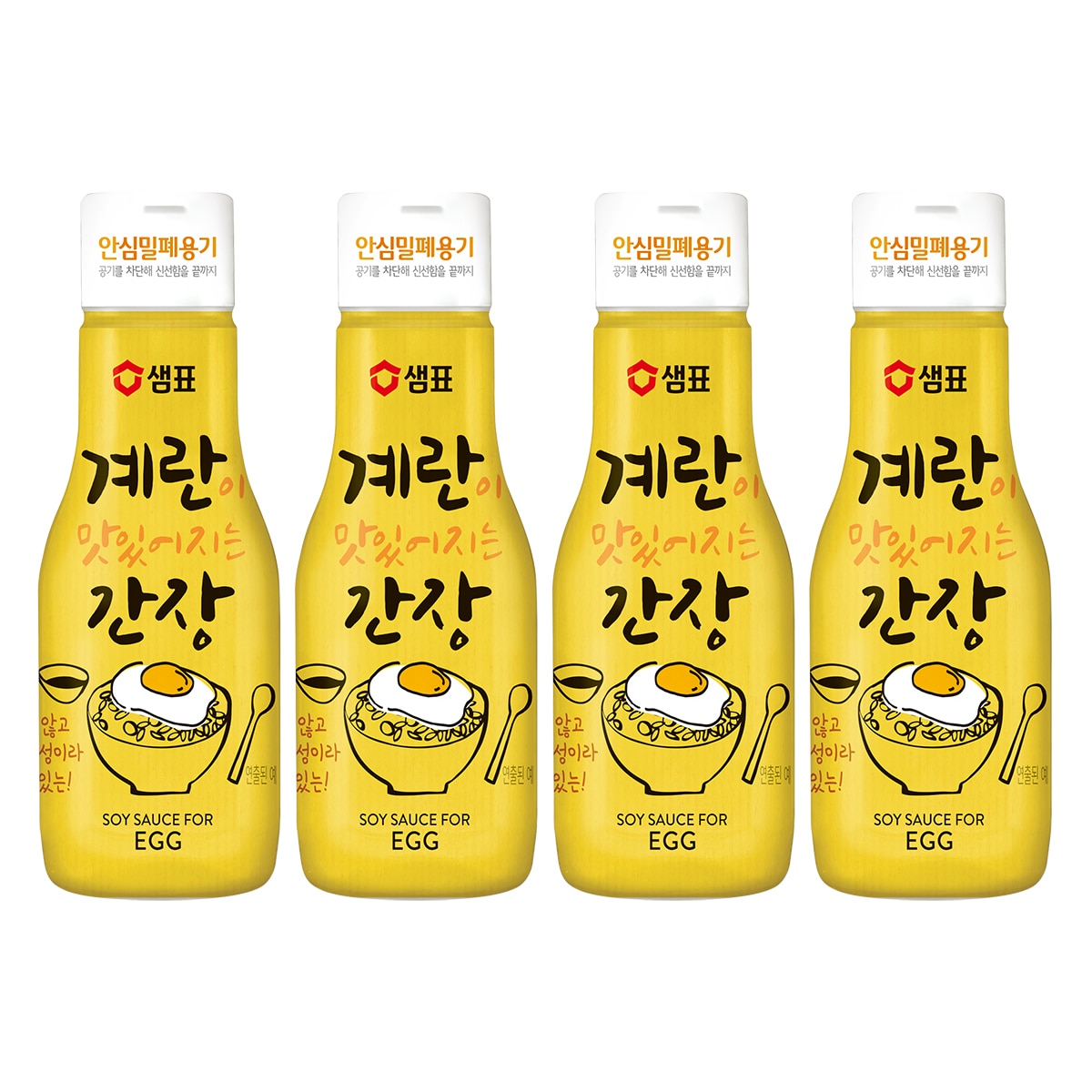 샘표 계란 간장200ml x 4