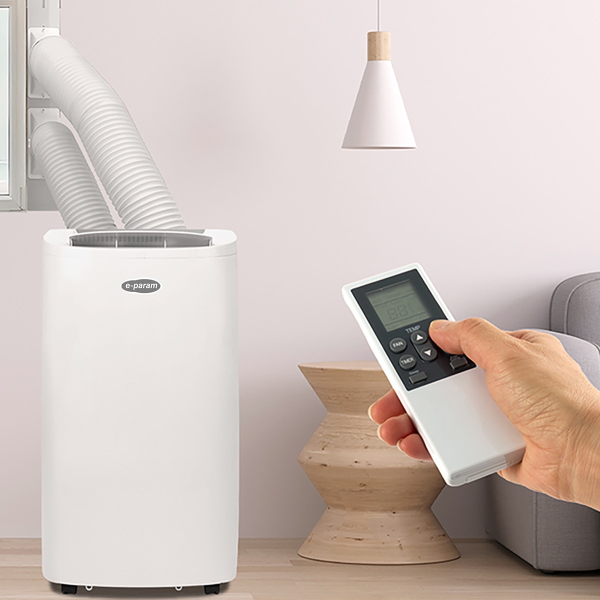 이파람 듀얼 덕트 이동식 에어컨 EPA-MH10W