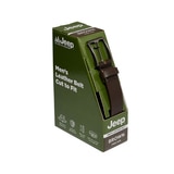 지프 남성 소가죽 벨트 - 브라운