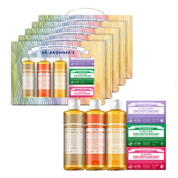 닥터브로너스 퓨어 캐스틸세트(캐스틸솝&바솝) X 5