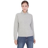 베네뜨 여성 롤헴 하이넥 울캐시미어 스웨터