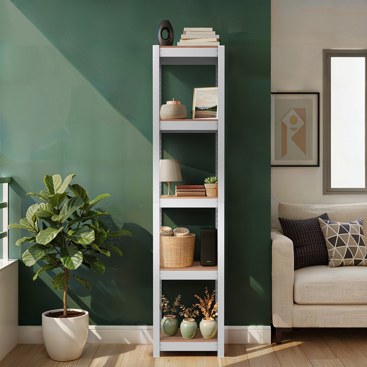 스피드랙 다용도 5단 철제 선반 40 x 40 x 180cm