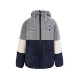 노이즈 남성 쉐르파 후드 재킷 - 그레이 노이즈 남성 쉐르파 후드 재킷 - 그레이