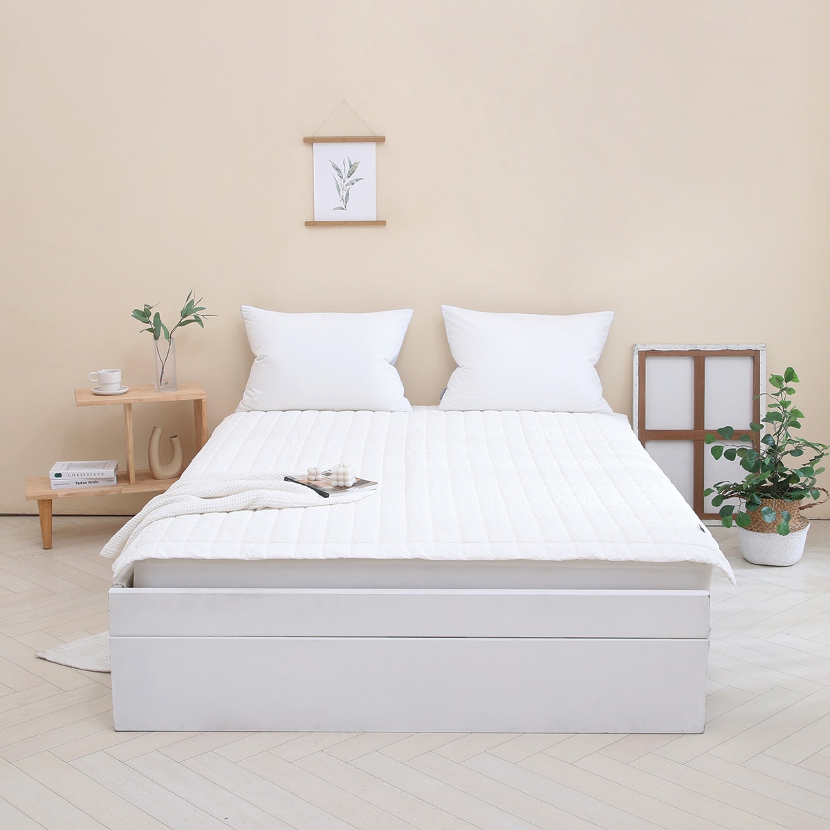 April At Home 프라임 양모 워싱 패드 - 퀸