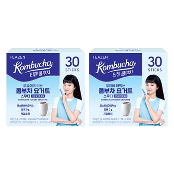 티젠 요거트 스무디 콤부차 5g x 30스틱 x 2