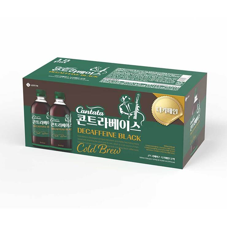 칸타타 콘트라베이스 디카페인 커피 500ml x 18