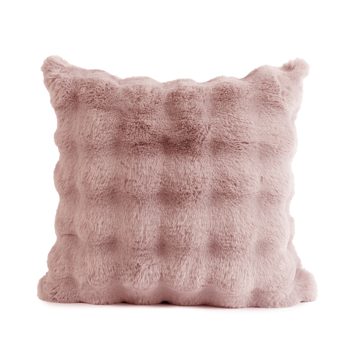 House & Home 인조 퍼 데코 쿠션 50x50cm - 핑크 House & Home 인조 퍼 데코 쿠션 50x50cm - 핑크