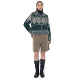 비지트 인 뉴욕 여성 집업 가디건 - 그린