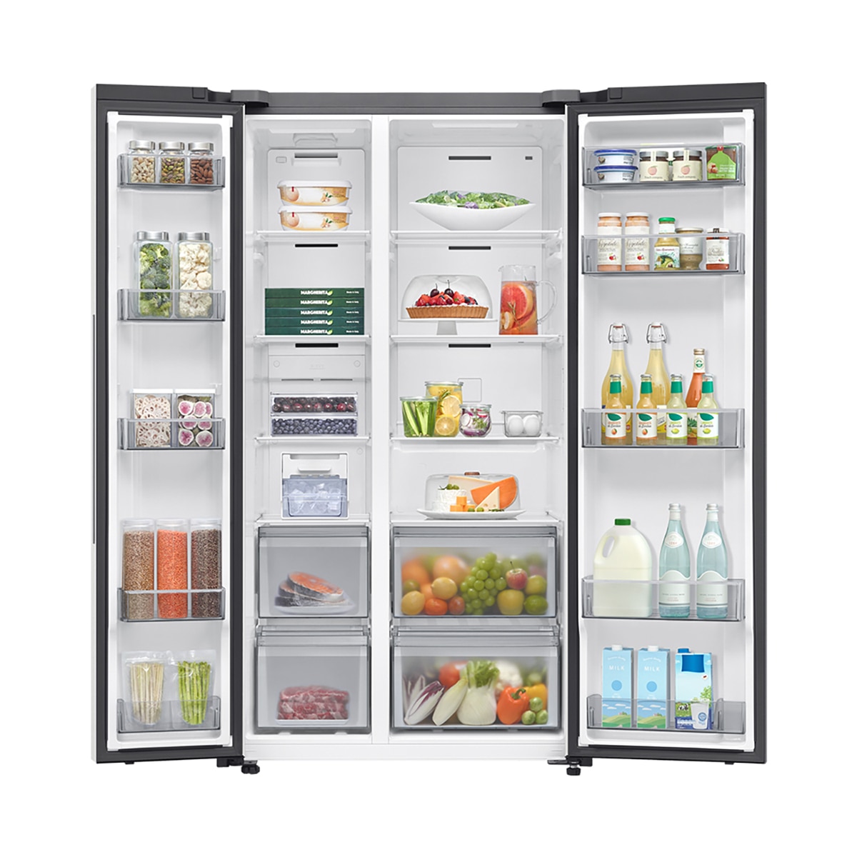 삼성 비스포크 양문형 냉장고 651L, 코타화이트