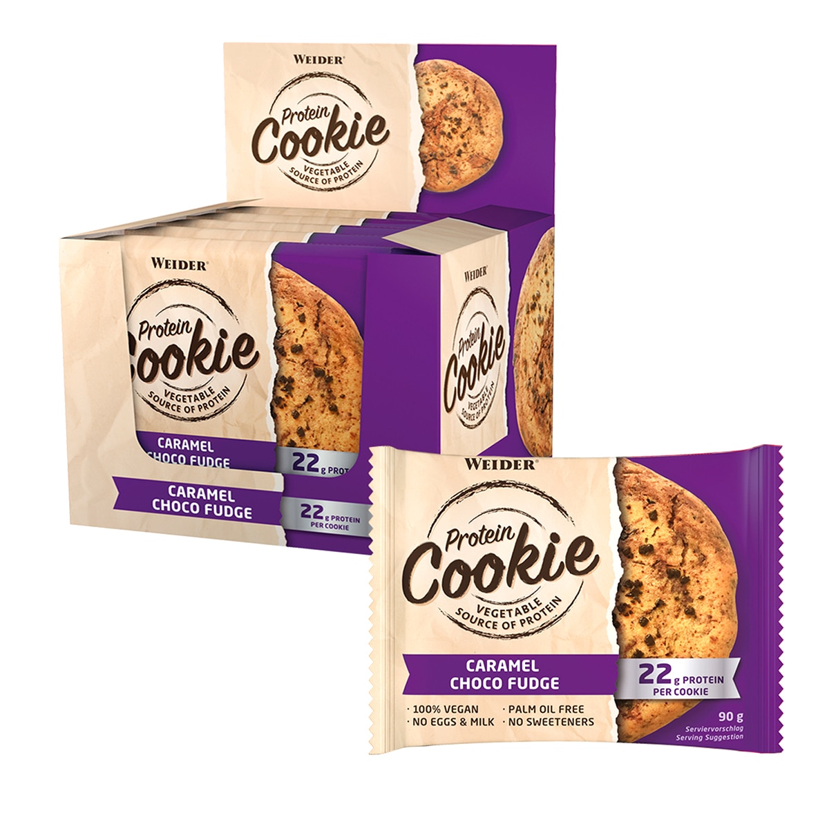 Weider Protein Cookies 90g x 12