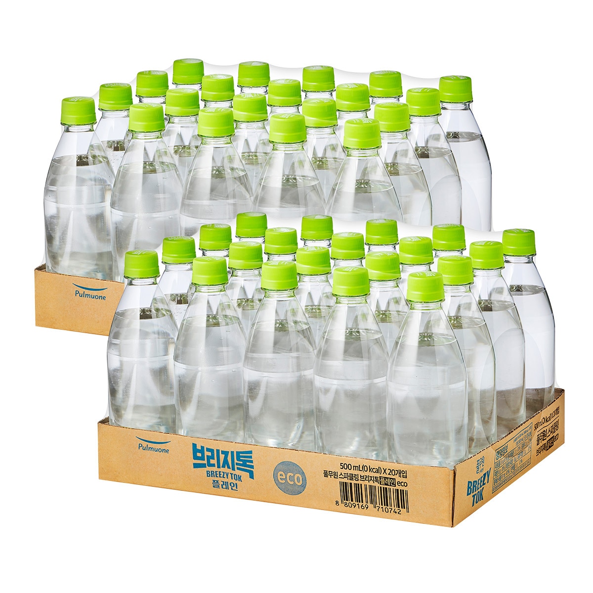 브리지톡 탄산수 플레인 500ml x 40