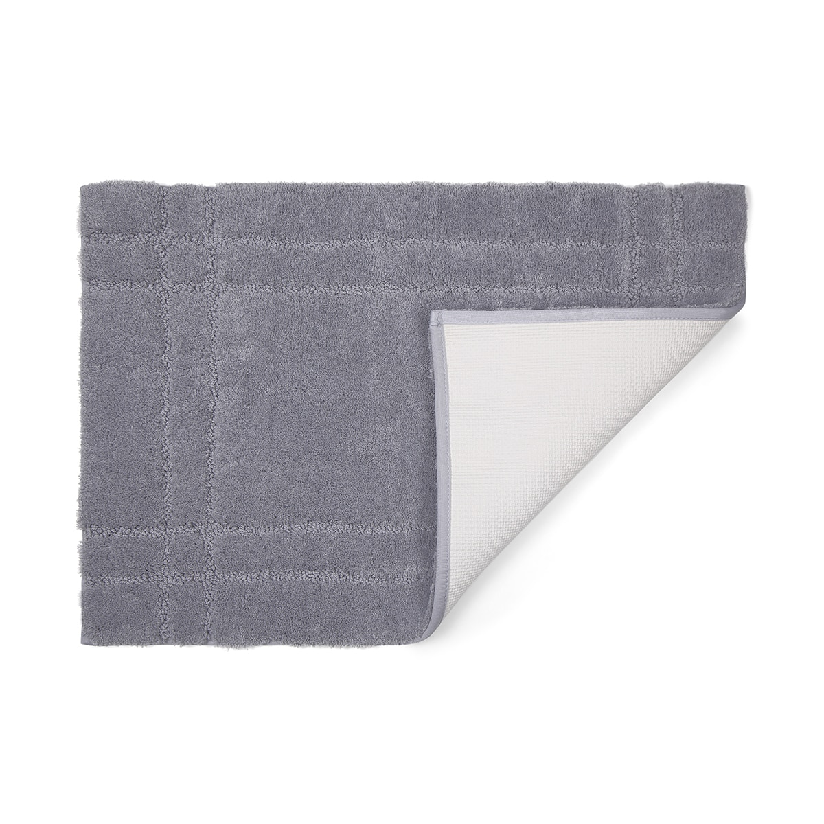 Welspun 멜란지 욕실 매트 2P - 실버그레이