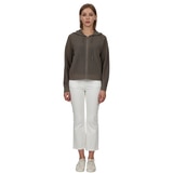 솔레지아 여성 니트 후드 집업 - 카키, M 솔레지아 여성 니트 후드 집업 - 카키, M