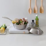 쿠치나레 통 3중 스테인리스 웍 & 스티머 24cm 쿠치나레 통 3중 스테인리스 웍 & 스티머 24cm