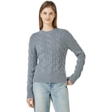 리디아 바인 여성 울 캐시미어 케이블 스웨터 - 그레이 리디아 바인 여성 울 캐시미어 케이블 스웨터 - 그레이
